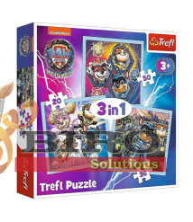 Puzzle 3 in 1 - Mighty Pups Power